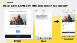 upmail upsell cross sell email sms screenshots images 2