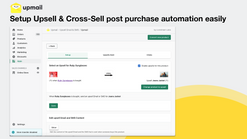 upmail upsell cross sell email sms screenshots images 1