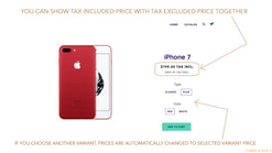 b2b dual display of tax included and tax excluded price screenshots images 1