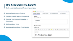 coming soon page extendons screenshots images 2