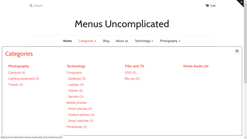 uncomplicated menus screenshots images 1