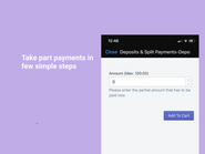 deposits split payments screenshots images 6