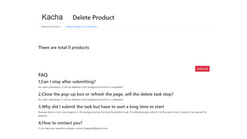 delete products in bulk screenshots images 1