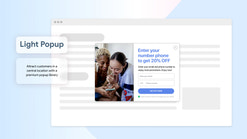 popup sign up sales banner screenshots images 5