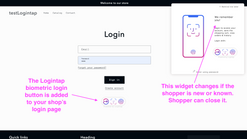 biometric no password shopping screenshots images 1