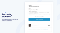 recurring invoices screenshots images 5