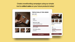 crowdfunder diy pre order crowdfunding campaigns for shopify screenshots images 1