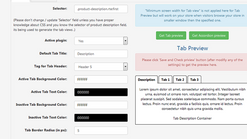 product description tabs widget screenshots images 3