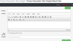 product description tabs widget screenshots images 4