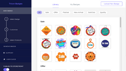 triconbadges screenshots images 1