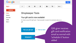shopkeeper gift card scheduler screenshots images 1