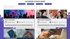facebook events by omega screenshots images 1