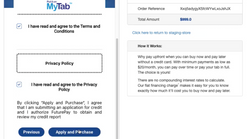 mytab revolving credit screenshots images 3