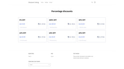 discount listing screenshots images 1