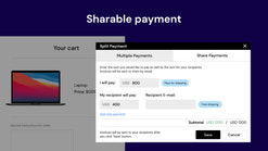 split partial payments screenshots images 3