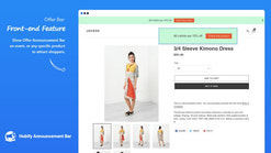 hubify announcement bar screenshots images 1