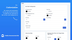 hubify announcement bar screenshots images 6