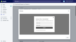 free email popups by chated io screenshots images 1