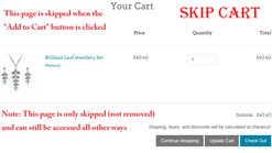 skip cart the fast way to checkout screenshots images 1