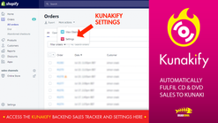 kunakify automatically fulfil your shopify cd dvd sales to kunaki screenshots images 4