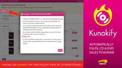 kunakify automatically fulfil your shopify cd dvd sales to kunaki screenshots images 1