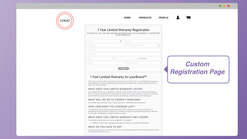 warranty registration profitfire screenshots images 1