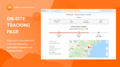order tracking page screenshots images 1