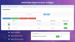 request a quote hide prices screenshots images 5
