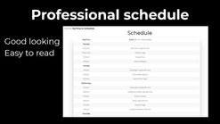 timetable screenshots images 1