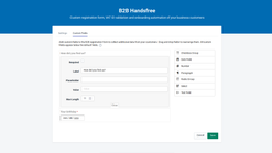 b2b customer registration screenshots images 3