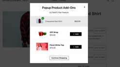 product add ons screenshots images 3