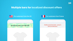 quick announcement bar always keep your customers informed screenshots images 3