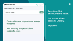 shipping address editor screenshots images 3