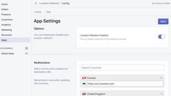 location redirect screenshots images 1