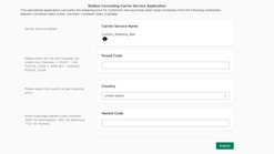custom shipping application screenshots images 1