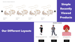 recent viewed products screenshots images 3