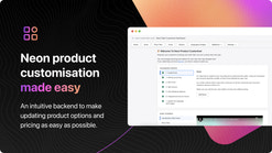 neon product customiser screenshots images 4