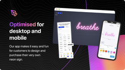 neon product customiser screenshots images 1
