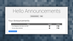 announcement bar screenshots images 1