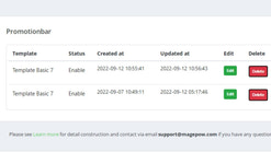 magepow promotionbar screenshots images 1
