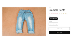 dual price display tax screenshots images 1