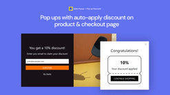 upsell popup on exit visit screenshots images 3