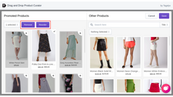 drag and drop product curator screenshots images 3