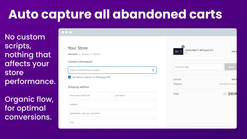 abandoned cart recovery email 1 screenshots images 4