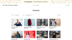 top free shipping banner 1 screenshots images 1