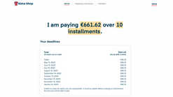 alma paiement en 10 fois screenshots images 1