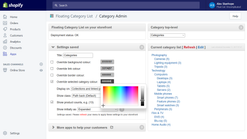 floating category list uncomplicated screenshots images 2