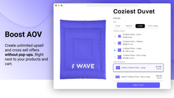 wave upsell cross sell screenshots images 1