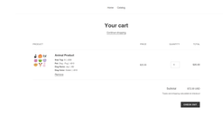 beeapp product options screenshots images 2