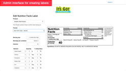 nutrition facts screenshots images 1